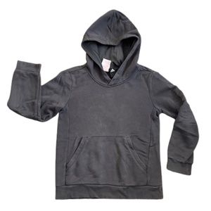 ADIDAS grey hooded sweatshirt long sleeve